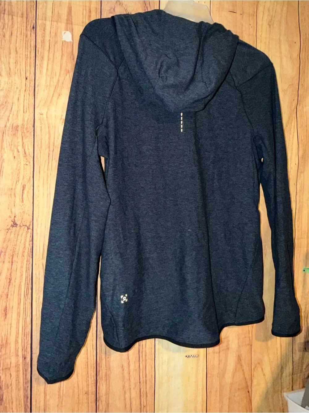 Lululemon Men’s Surge Warm Full Zip Heathered Moroccan Blue Black Size Medium